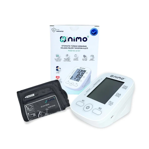 Nimo LD-527 Koldan Konuşan Dijital Tansiyon Aleti ürün görseli 1