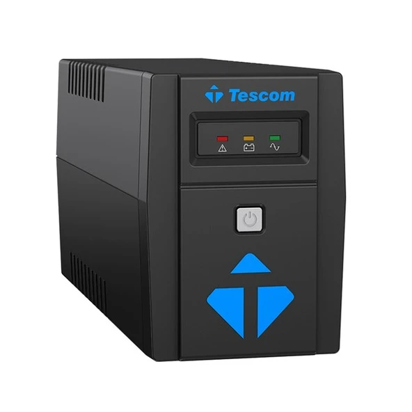 TESCOM 600VA LEO+ LEO600AP MODEM PROTECT LED EKRAN UPS - Resim 2