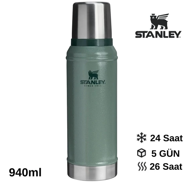 Stanley Klasik Vakumlu Çelik Termos 0,94 Lt Matara - Resim 4