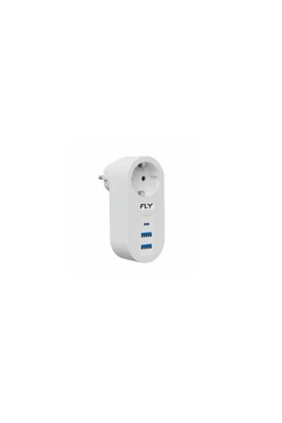3400-01 Akım Korumalı 1 Li Priz 2-usba 1-c Soket 2.1a 10a 2500w ürün görseli 1