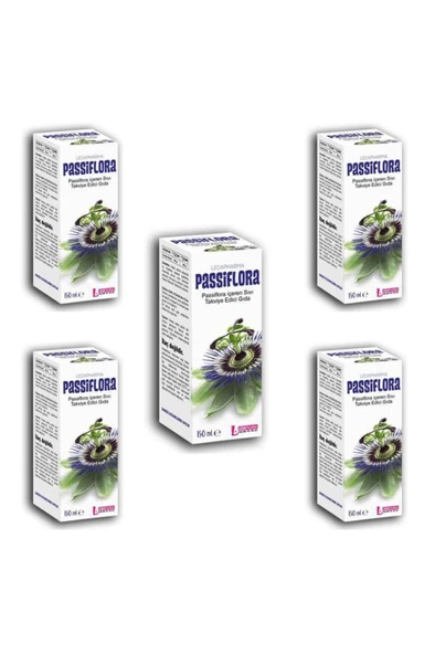 Ledapharma Passiflora Şurup 150 Ml 5'Li PAKET (SKT:11/2027) ürün görseli 1