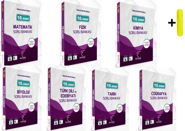 Karekök 10. Sınıf Matematik Fizik Kimya Biyoloji Tarih Coğrafya Soru Bankası Yeni ürün görseli 1