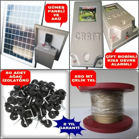 YAKLAŞIRKEN ÇARPAR 2.5 DÖNÜME GÖRE GÜNEŞ PANELLİ SET 28KW ÇELİK TELLİ DOMUZ KOVUCU AYI KOVUCU ürün görseli 1