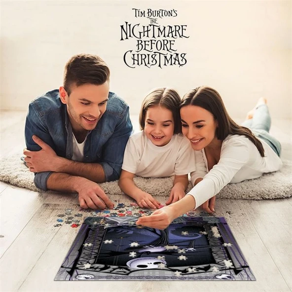 The Nightmare Before Christmsas 300 Parça Puzzle - Resim 3