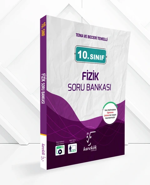 Karekök Yayıncılık 10. Sınıf Fizik Soru Bankası Yeni ürün görseli 1