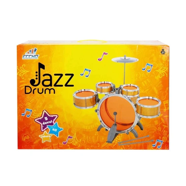 Jazz Drum Bateri Seti - Resim 4