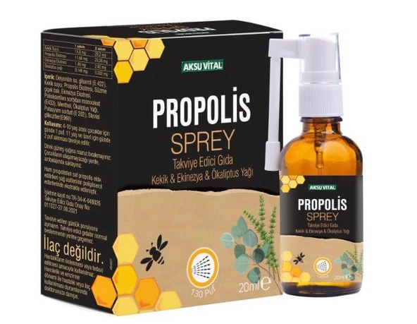 Aksu Vital Propolis Sprey 20 Ml ürün görseli 1