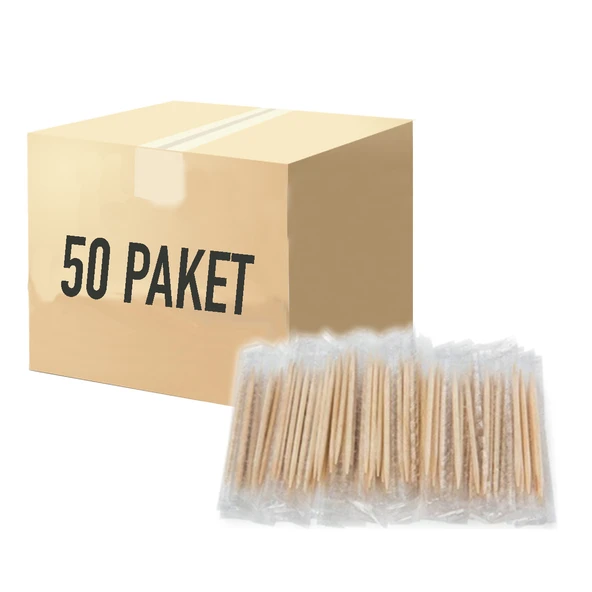 Ethex Jelatinli Bambu Kürdan 500 lü x 50 Paket (1 koli) ürün görseli 1