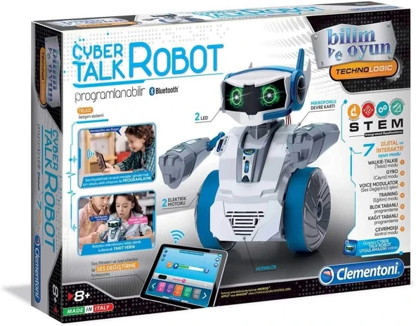 Clementoni Robotik Laboratuvarı Cyber Talk Robot Oyuncak 64447 ürün görseli 1