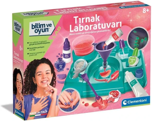 Clementoni Bilim ve Oyun Tırnak Laboratuvarı 64471 ürün görseli 1