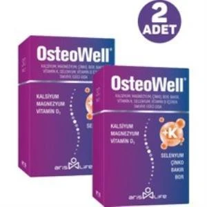 Aris Life Osteowell 30 Tablet 2'Li PAKET (SKT:11/2028) ürün görseli 1