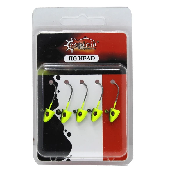 Captain 6421 Master Trigon 1.7gr 5'li Paket LRF Jig Head Renk:10 ürün görseli 1