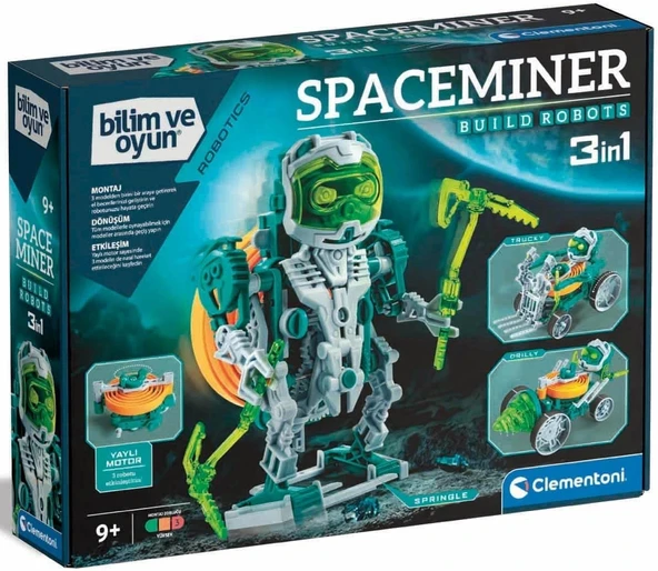 Clementoni 64089 Robotik Laboratuvarı Space Miner ürün görseli 1