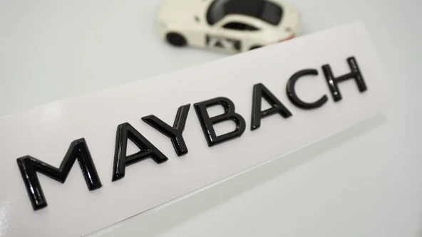 DK Tuning Maybach Bagaj Siyah ABS Yazı Logo Arma ürün görseli 1