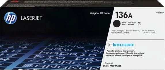Hp W1360A No 136A Siyah Toner ürün görseli 1