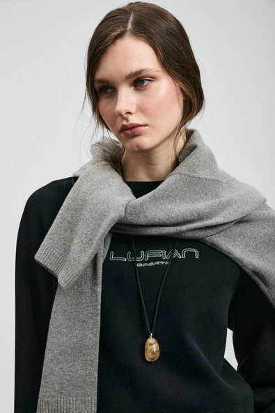 Lufian 122030022 Beggy Kadın Örme Kadın Sweatshirt - Resim 5