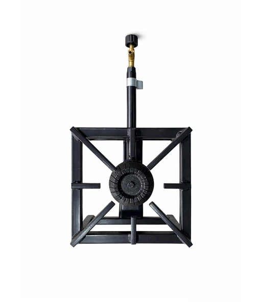 Yek Outdoor Yüksek Isılı Mini Kare Volkan Ocak 23x23cm - Yer Ocağı ürün görseli 1