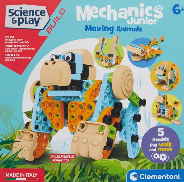 Clementoni Mechanics Junior Hareketli Hayvanlar Oyuncak 75060 ürün görseli 1