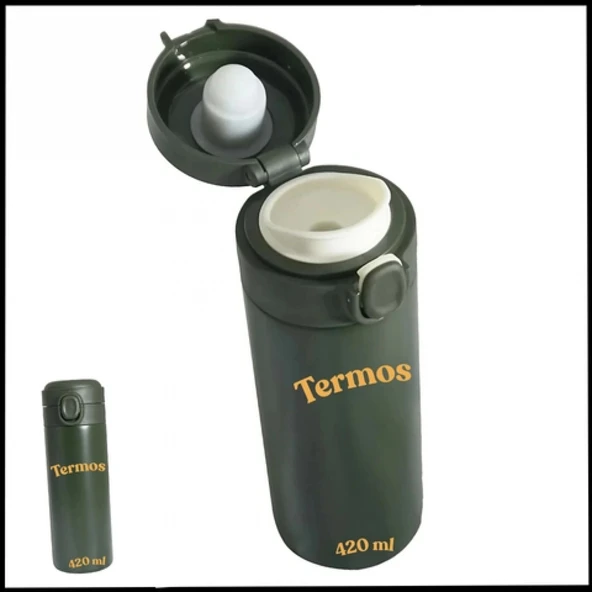 Uyguna-Yakala 420 ml - Yeşil Termos -RM.140 ürün görseli 1