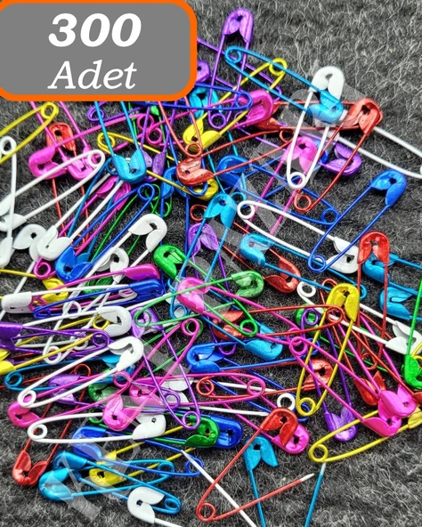 Mini Çatal Iğne  300 Adet  2 Cm  Renkli Çengelli Iğne  Pratik Ve Dayanıklı Sabitleyici 50 Li 6 Kutu ürün görseli 1