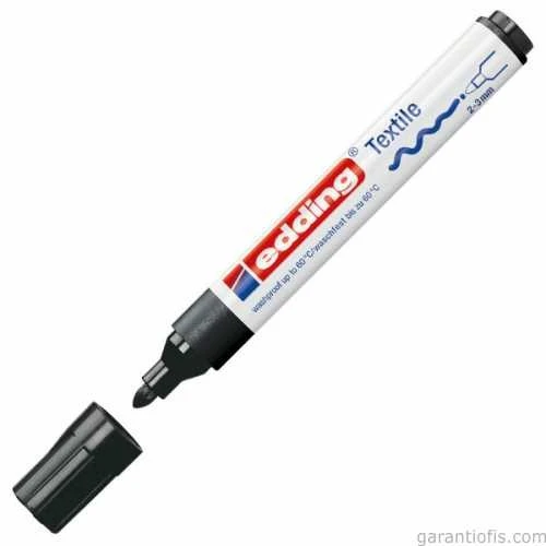 Edding 4500 Siyah Kumaş Boyama Kalemi Tişört-Tekstil Marker ürün görseli 1