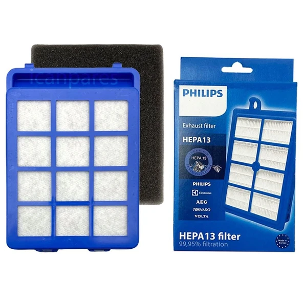 Philips İle Uyumlu FC 9929 Marathon Ultimate Süpürge Ön ve Hepa Filtre ürün görseli 1