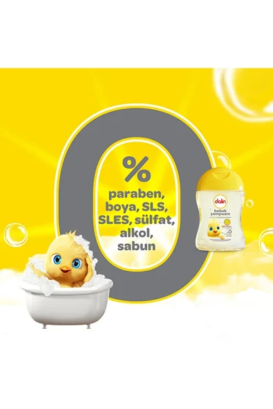 Dalin klasik bebek şampuanı 100ml - Resim 3