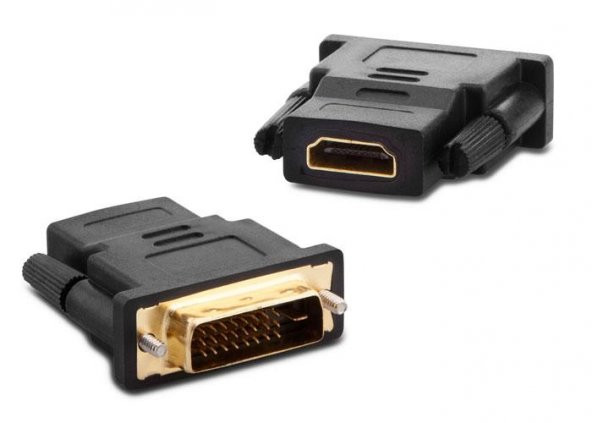 PrimeX PX-1815 (24+1)M DVI TO HDMI F Adaptör (DVI Erkek-HDMI Dişi) ürün görseli 1