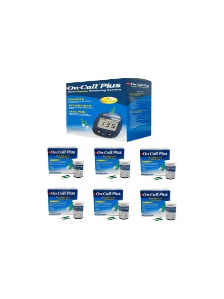 On Call Plus Ölçüm Cihazı + On Call Plus Strip 50'Li X 6 KUTU (SKT:10/2027) ürün görseli 1