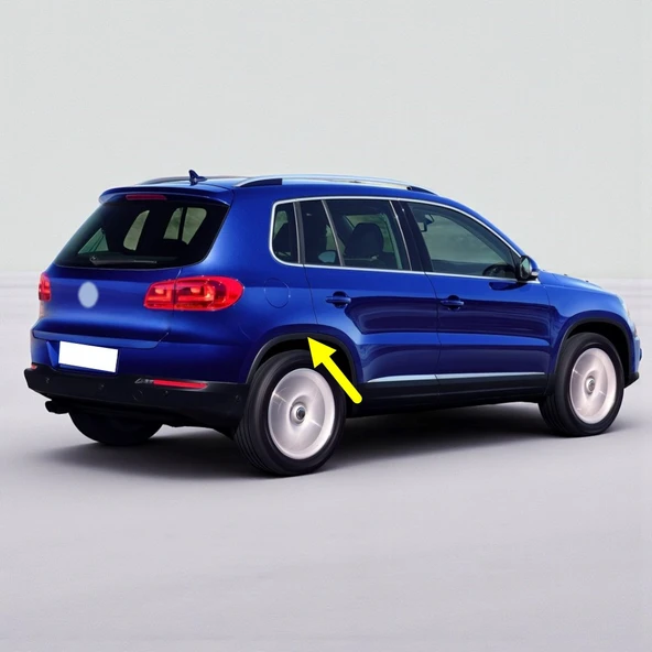 VW Tiguan 2012-2015 Sağ Arka Çamurluk Ağzı Plastik Dodik 5N0854820C ürün görseli 1