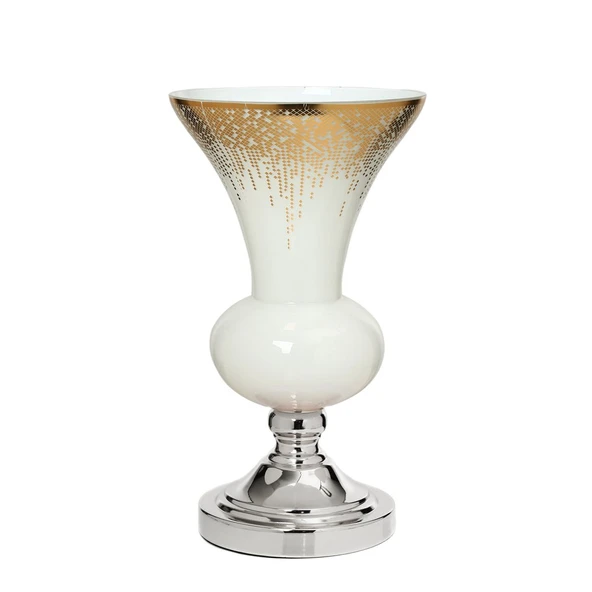 SULTAN SERİSİ SILVER VAZO 22*20*42 CM ürün görseli 1