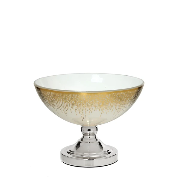 SULTAN SERİSİ SILVER MEYVELİK 30*30*24 CM ürün görseli 1