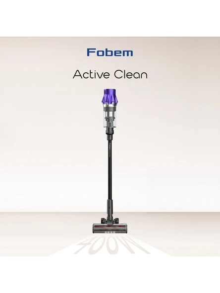 Fobem Active Clean Şarjlı Dikey Süpürge 400W Toz Algılama ürün görseli 1