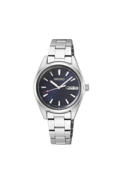 Seiko SUR353 Safir Camlı Çelik Kordon Çelik Kasa 10 ATM Suya Dayanıklı Metalik Renk Erkek Kol Saati ürün görseli 1