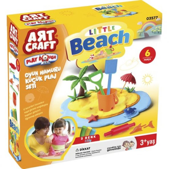 Art Craft Plaj Seti Oyun Hamuru 150 gr ürün görseli 1