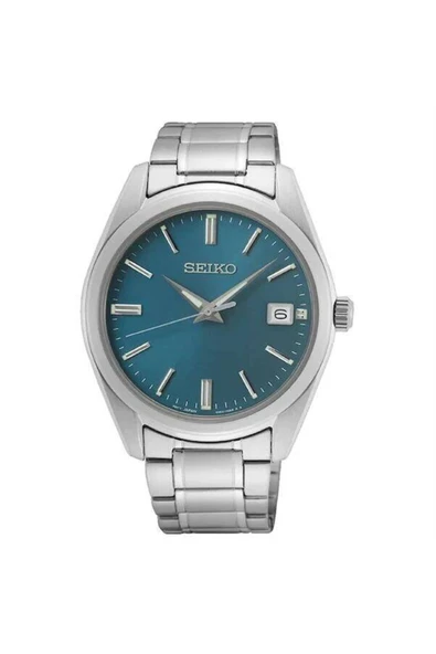 Seiko SUR525P Quartz Çelik Gri Mavi Kadran 40 mm Erkek Kol Saati ürün görseli 1