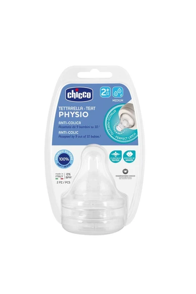 Chicco Well-being 2’li Biberon Emziği ürün görseli 1