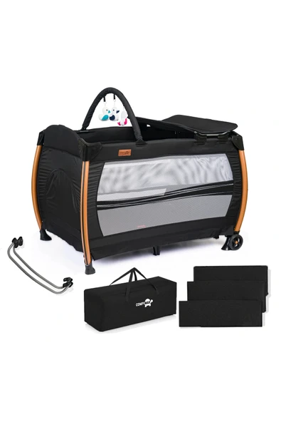 Comfymax Power Park Yatak Oyun Parkı 70x110 - Cosmos Black ürün görseli 1