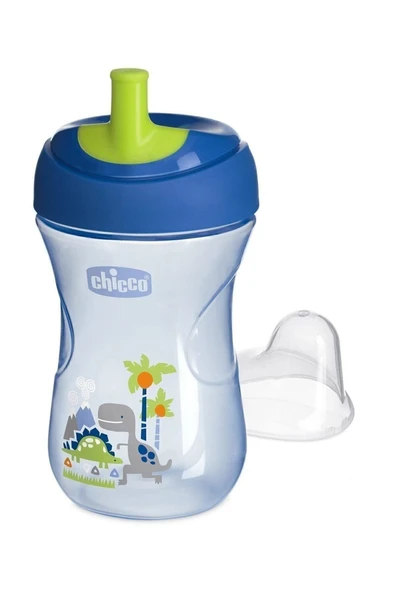Chicco Pipetli Eğitim Bardağı Dinazor Desen - Resim 4