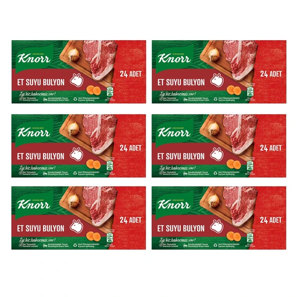 Knorr Et Suyu Bulyon 24 lü 240 Gr x 6 Adet ürün görseli 1