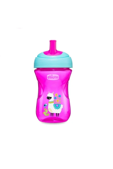 Chicco 2 in 1 Advance Cup Alıştırma Bardağı 266 ml +12 Ay - Pink ürün görseli 1