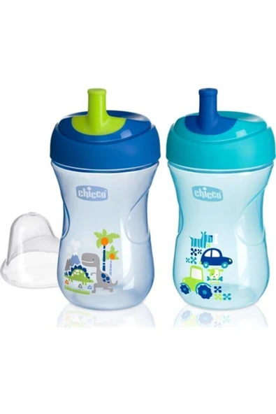 Chicco Pipetli Eğitim Bardağı Dinazor Desen - Resim 3