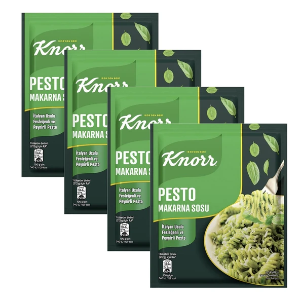 Knorr Pesto Makarna Sosu 50 Gr x 4 Adet ürün görseli 1