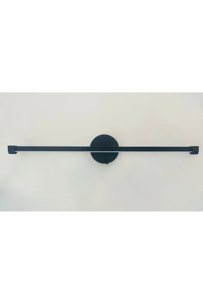 woodhub Zümrüt Kuğu 70cm Siyah Kasa Beyaz Işık Ledli Pilli Aplik - Pil Dahildir - Tek Adet ürün görseli 1