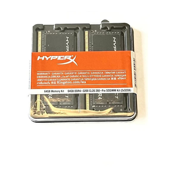 Kingston HyperX Impact 64 GB (2x32) 3200 MHz DDR4 CL20 HX432S20IBK2/64 Ram ürün görseli 1
