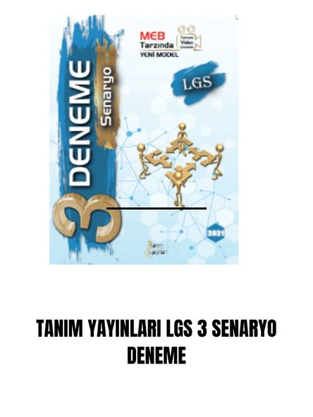 Tanım Yayınları 8. Sınıf LGS Senaryo 3 Deneme ürün görseli 1