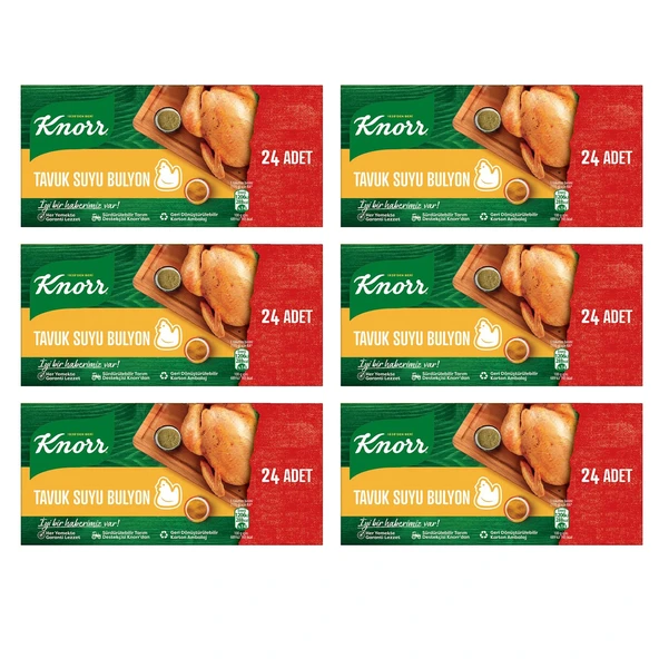 Knorr Tavuk Suyu Bulyon 24 Adet 240 Gr x 6 Adet ürün görseli 1