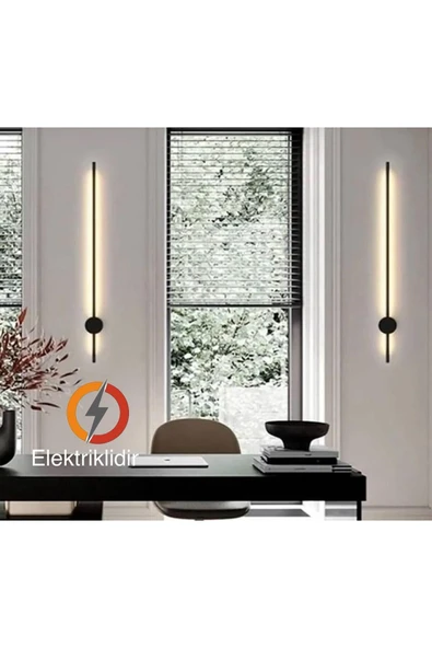 Philips Modern Dekoratif Led Duvar Aplik 70 Cm Günışığı Siyah 1 Adet (PİLLİ DEĞİLDİR) ürün görseli 1