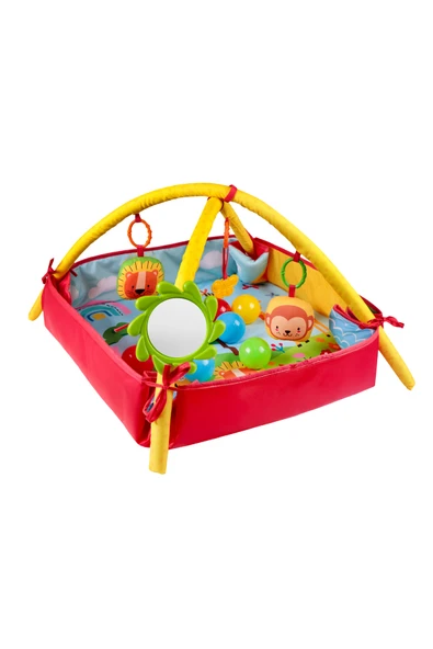 Toys2you 3in1 Top Havuzuna Dönüşebilen Aktivite Oyun Halısı - Safari ürün görseli 1