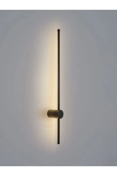 VOLTMARKET Modern Dekoratif Led Duvar Aplik 70cm Siyah 3000k Elektrikli ürün görseli 1